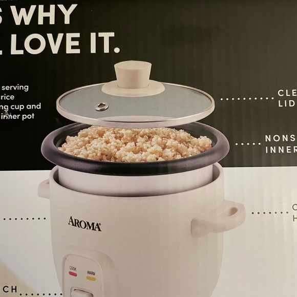 Effortlessly Cook Perfect Rice and Grains with our 4 Cup Rice & Grain Cooker - Picture 2 of 6
